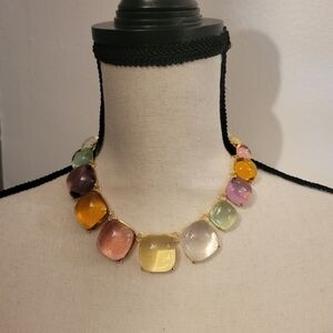 Elegant Multicolor Gemstone Necklace